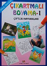 Okul Öncesi Çıkartmalı Boyama (4 Kitap takım)