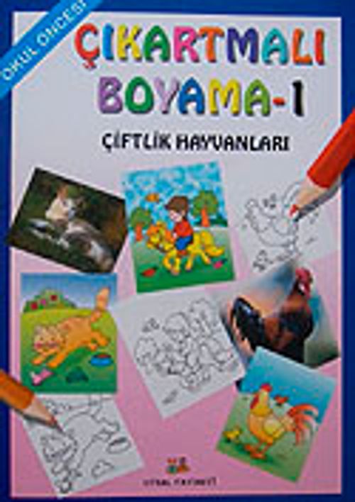 Okul Öncesi Çıkartmalı Boyama (4 Kitap takım)