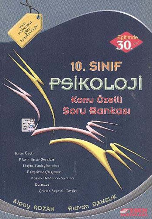 10. Sınıf Psikoloji Konu Anlatımlı Soru  Bankası