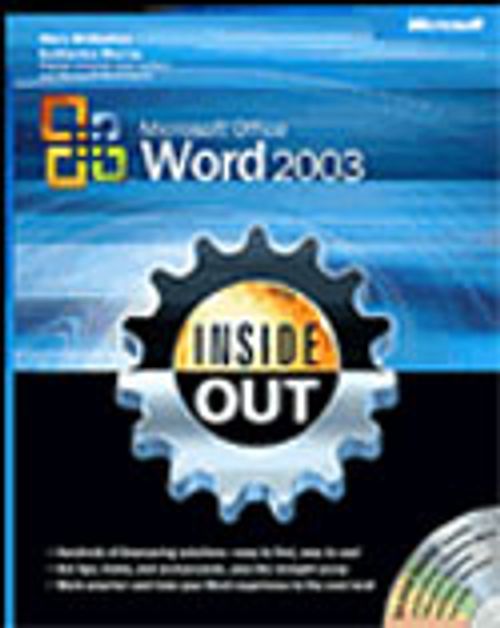 Microsoft® Office Word 2003 Inside Out