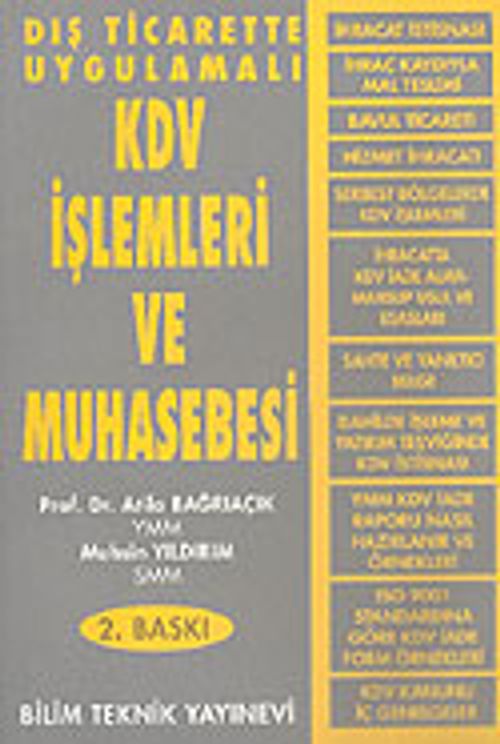 Dış Ticarette Uygulamalı KDV İşlemleri ve Muhasebesi