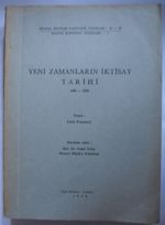 Yeni Zamanların İktisat Tarihi / 1890-1939 (Kod: 6-B-34)