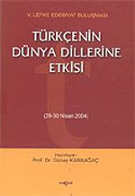 Türkçenin Dünya Dillerine Etkisi&29-30 Nisan 2004