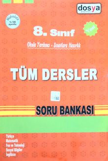 8. Sınıf Tüm Dersler Soru Bankası
