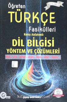 Öğreten Türkçe Fasikülleri Konu Anlatımlı Dil Bilgisi Yöntem Ve Çözümleri 