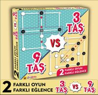 3 Taş & 9 Taş / 2 Oyun Birarada (3+ yaş)