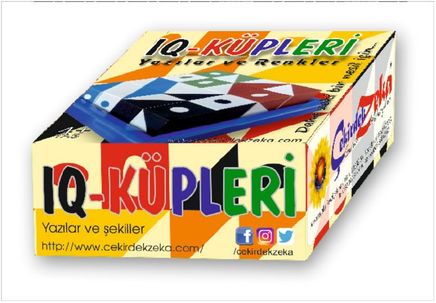 IQ Küpleri Yazılar ve Şekiller (3+ yaş)