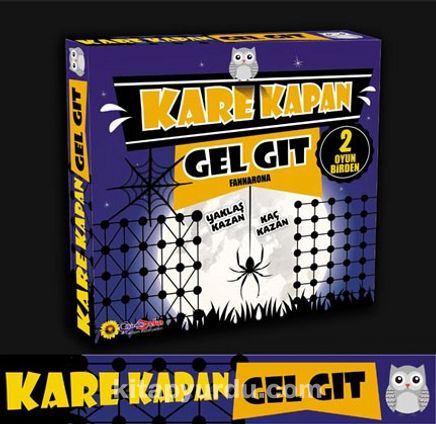 Kare Kapan & Gel Git / 2 Oyun Birarada (5+ yaş)