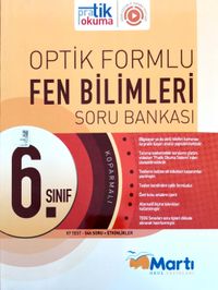 6. Sınıf Fen Bilimleri Soru Bankası Optik Formlu