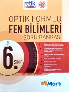 6. Sınıf Fen Bilimleri Soru Bankası Optik Formlu