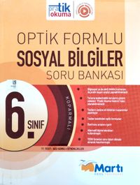6. Sınıf Sosyal Bilimler Soru Bankası Optik Formlu