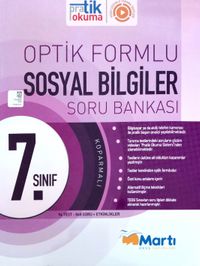 7. Sınıf Sosyal Bilgiler Soru Bankası Optik Formlu