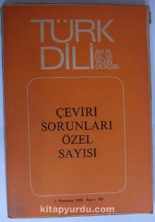 Türk Dili / Çeviri Sorunları Özel Sayısı (Kod:6-B-6)