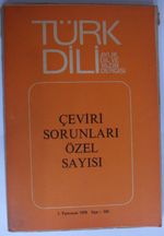 Türk Dili / Çeviri Sorunları Özel Sayısı (Kod:6-B-6)