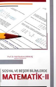 Sosyal Ve Beşeri Bilimlerde Matematik-2