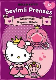 Hello Kitty Sevimli Prenses Çıkartmalı Boyama Kitabı - Kolektif