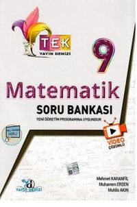 9. Sınıf TEK Serisi Video Çözümlü Matematik Soru Bankası