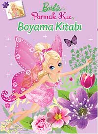 Barbie Parmak Kız Boyama Kitabı