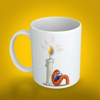 Kitapkurdu Porselen Kupa - Mum