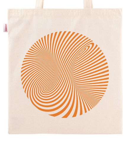 Askılı Bez Çanta - Optik İllüzyon - Geçit Daire