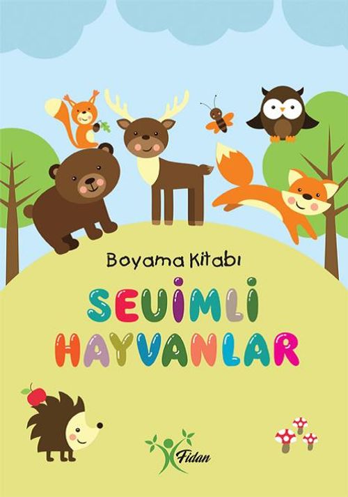 Sevimli Hayvanlar Boyama Kitabı