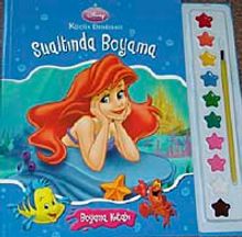 Küçük Denizkızı Su Altında Boyama (Sulu Boya Hediyeli)