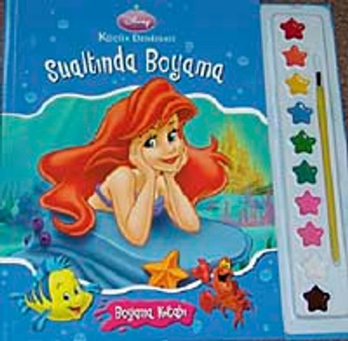 Küçük Denizkızı Su Altında Boyama (Sulu Boya Hediyeli)
