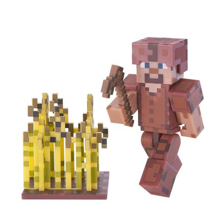 Minecraft-Figür ve Aks.Paket Steve In Leather Armor(16475)