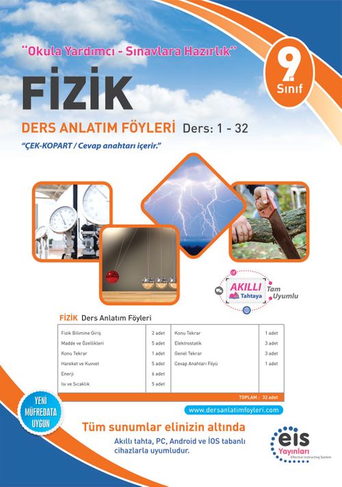 9. Sınıf Fizik Ders Anlatım Föyleri Ders:1-32
