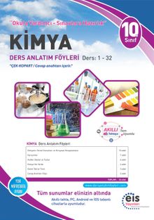 10. Sınıf Kimya Ders Anlatım Föyleri Ders:1-32