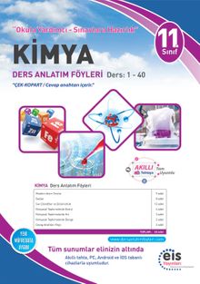 11. Sınıf Kimya Ders Anlatım Föyleri Ders:1-40
