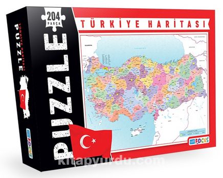 Puzzle Türkiye Haritası (BF049) (204 Parça)