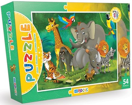 Puzzle Vahşi Hayvanlar (BF077) (54 Parça)