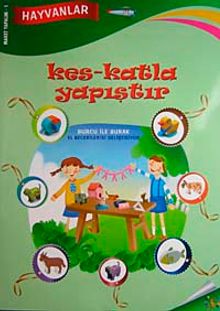 Hayvanlar / Kes-Katla Yapıştır & Burcu ile Burak El Becerilerini Geliştiriyorlar