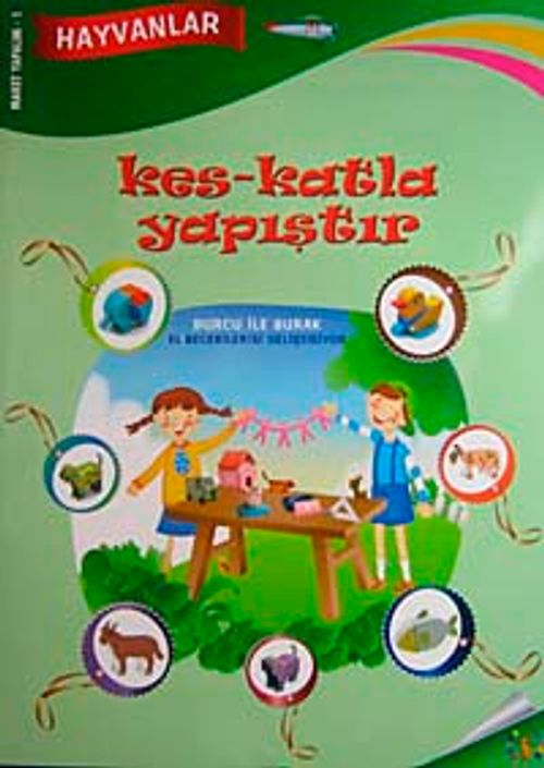 Hayvanlar / Kes-Katla Yapıştır & Burcu ile Burak El Becerilerini Geliştiriyorlar