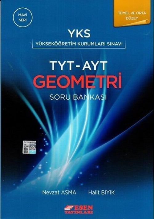 TYT AYT Geometri Temel ve Orta Düzey Soru Bankası Mavi Seri