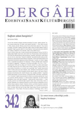 Dergah Edebiyat Sanat Kültür Dergisi Sayı:342 Ağustos 2018