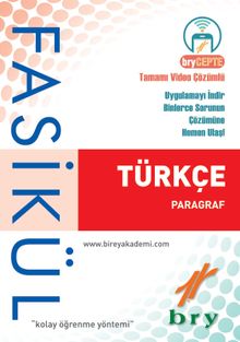 Türkçe - Paragraf (Fasikül)