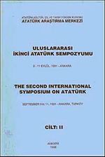 Uluslararası İkinci Atatürk Sempozyum & 9-11 Eylül 1991-Ankara Cilt-II