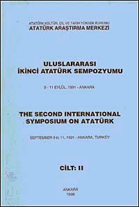 Uluslararası İkinci Atatürk Sempozyum & 9-11 Eylül 1991-Ankara Cilt-II