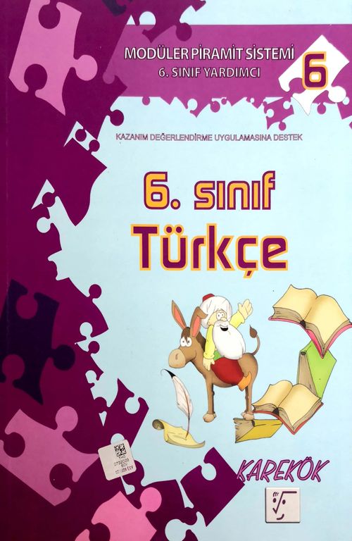 6. Sınıf Türkçe Modüler Piramit Sistemi Serisi Konu Anlatımlı