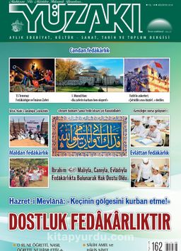 Yüzakı Aylık Edebiyat, Kültür, Sanat, Tarih ve Toplum Dergisi / Sayı: 162 Ağustos 2018
