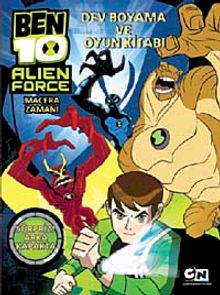 Ben 10 Alien Force Dev Boyama ve Oyun Kitabı