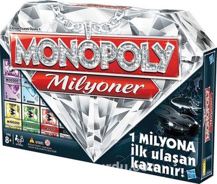 Monopoly Milyoner Eğlenceli Aile Kutu Oyunu (98838)