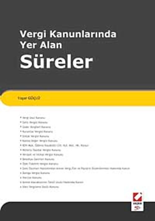 Vergi Kanunlarında Yer Alan Süreler