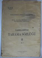 Tarama Sözlüğü – II / A-İ (Kod:6-G-29)