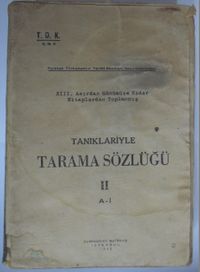 Tarama Sözlüğü – II / A-İ (Kod:6-G-29)