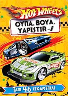 Hot Wheels Oyna Boya Yapıştır-1