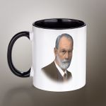 Yazarlar Porselen Kupa - Sigmound Freud