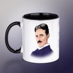 Yazarlar Porselen Kupa - Nikola Tesla